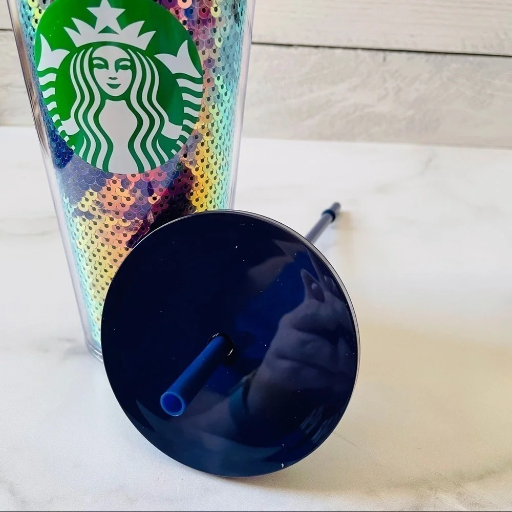 Starbucks 2020 Holiday Dark Sequin Tumbler